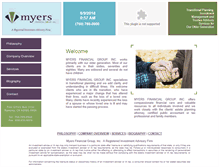 Tablet Screenshot of myersfinancialgroup.com